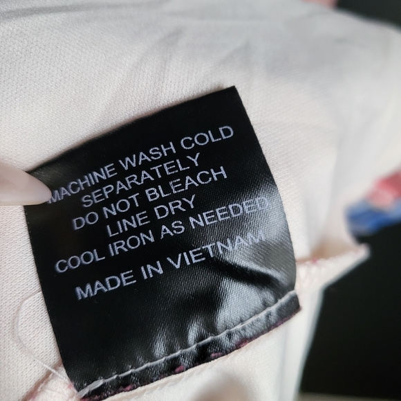 Maxi Floral Overlay Front Split Tank Bustier Dress Size 13 - Picture 10 of 12